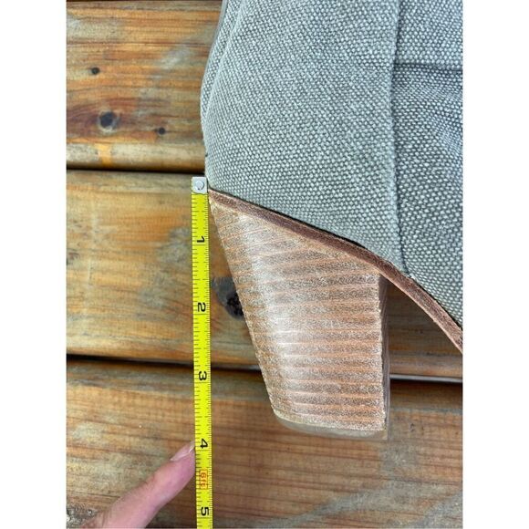 Rag & Bone Newbury Canvas Ankle Boot, Dark Gray Size 36.5 - Picture 10 of 10